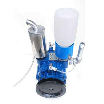 Milking Machine Vacuum Pump, 66 gal/min High Efficiency Aluminum Alloy Pump for Mechanized Milking Systems, Portable Milker Bucket Tank Barrel for Dairy Farms and Milking Stations