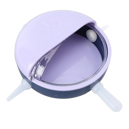 Puppy Milk Feeder,Puppy Feeder Milk Bowl Multi Nipples Plastic Easy to Clean Anti Flatulence for Kitten Pet (Purple) - color: Purple