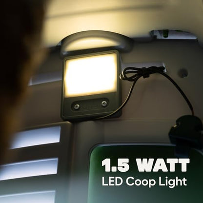 Omlet Coop Light for the Automatic Chicken Coop Door Opener | Gentle Hen House Lighting Encourages Flock to Roost | Poultry Chicken Coop Accessories | Light Only – Door Opener Sold Separately