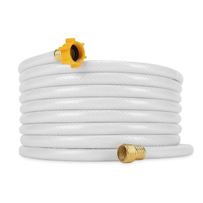Camco TastePURE 25-Ft - RV Drinking Water Hose - Contains No Lead, No BPA & No Phthalate - Features Reinforced Design & Crafted of PVC - 1/2” Inside Diameter, Made in the USA (22735) - size: 25-Foot, style: 1/2-Inch ID