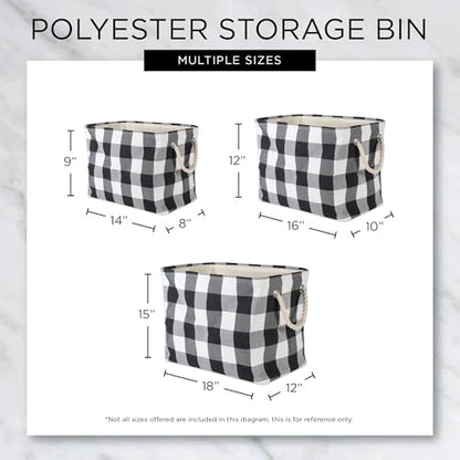 Bone Dry Pet Storage Collection Collapsible Bin, Black, Small Rectangle - color: Black, size: Small Rectangle