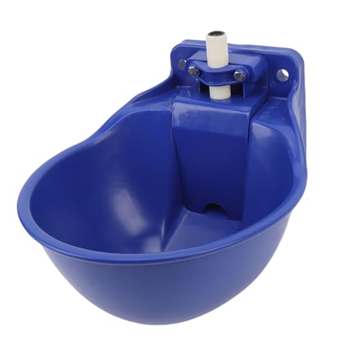 Asixxsix Automatic Water Bowl, Thickened Plastic Large Capacity Livestock Trough, Auto Fill Waterer with Easy Installation for Cows Horses Sheep Dogs