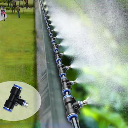 Adjustable Misting Water Irrigation Kit – 32.8ft Cooling System for Livestock & Plants, Efficient Watering Solution for Cattle, Chickens & Pigs (10m)