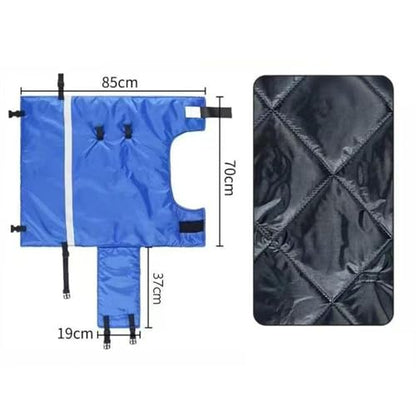 Calf Warmer, Comfortable Calf Jacket, Oxford Cloth Blanket, Keeps Calves Warm, Res - color: L Waterproof