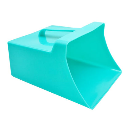 Jumbo Size Food Service Utility Ice Scoop Feed Scoop Shovel 128 Ounce (TURQUOISE GREEN) for Restaurant Bar Ingredient Grain Pet Animal Dry Food - color: TURQUOISE GREEN