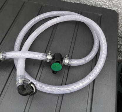 3/4" ID x 1" OD - 10 Ft High Pressure Braided Clear PVC Vinyl Tubing Flexible Tube, Heavy Duty Reinforced Hose Tubing - size: 10 ft, style: 3/4" ID x 1" OD