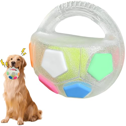 Tough Durable Ball Toy for Aggressive Chewers Ball in Bottle Strong Rubber Football Dog Chew Fetch Toy for Medium Large Breeds - color: Black