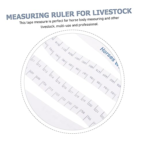 Housoutil Horse Measuring Tape for Livestock Measure Tape for Accurate Horse Height and Weight Measurement Portable and Reusable Farm Tool