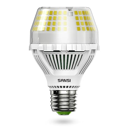SANSI 250W Equivalent LED Light Bulb, 4000 Lumens E26 LED Bulb with Ceramic Technology, A19 5000K Daylight Light Bulb Non-Dimmable, 22-Year Lifetime, 25W Power Energy Saving for Home Office - color: 5000k Daylight, size: 4000 Lumen 1-Pack