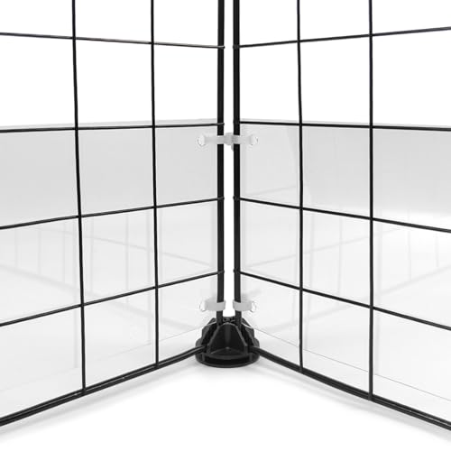 12 Pcs Cage Guard 11.8"x4.7" with Zip Ties Scatter Guard Clear Cage Liner Flexible Side Lining for Rabbit Guinea Pig C&C Metal Wire Playpen - size: 11.8" x 4.7" (12 PCS)