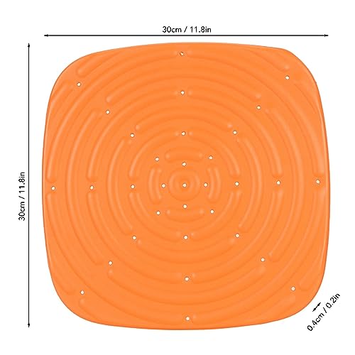 TOPINCN 4Pcs Chicken Nesting Mats, Washable & Reusable Nesting Pads Egg Laying Mats for Chicken Coop, Poultry Nesting Box Pad for Egg Laying Hens, Chicken Bedding Mat Coop Liners (Orange)