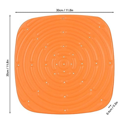 TOPINCN 4Pcs Chicken Nesting Mats, Washable & Reusable Nesting Pads Egg Laying Mats for Chicken Coop, Poultry Nesting Box Pad for Egg Laying Hens, Chicken Bedding Mat Coop Liners (Orange)