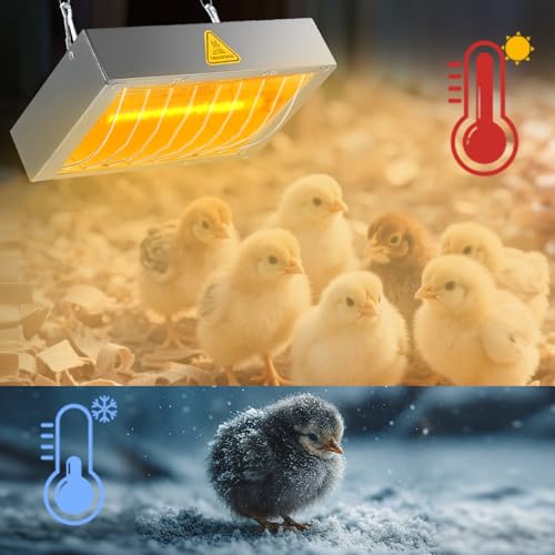 400W Chicken Coop Heater Bulb, Replacement Bulb Accessories for Chicken Heat Lamp, Brooder Heater Tubes for Chicks, Poultry, Pets, 2 Pack - color: Bulb 400W - 2 Pack