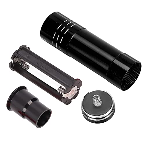 Pssopp Egg Candler LED Cool Light, Multifunctional Egg Tester for Various Bird, Detachable and Safe Observation Tool (Black) - color: Black