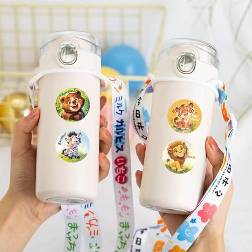 1000 Pcs Teacher Reward Animal Stickers for Classroom Boys Girls School Students.2 Roll 1 Inch Good Job Stickers.Teacher Must Haves Supplies Small Sticker - color: Teacher Reward