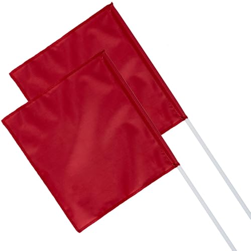 Premier 1 Livestock Sorting Flag for Cattle, Sheep, Goats | High Visibility, Durable Flag with Non-Slip Rubber Grip (2)