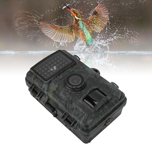 Wildlife Camera, 12MP 1080P Motion Activated Outdoor Security Camera with 2 Inch Screen IP56 Water Proof, for Wildlife Monitoring Construction Site
