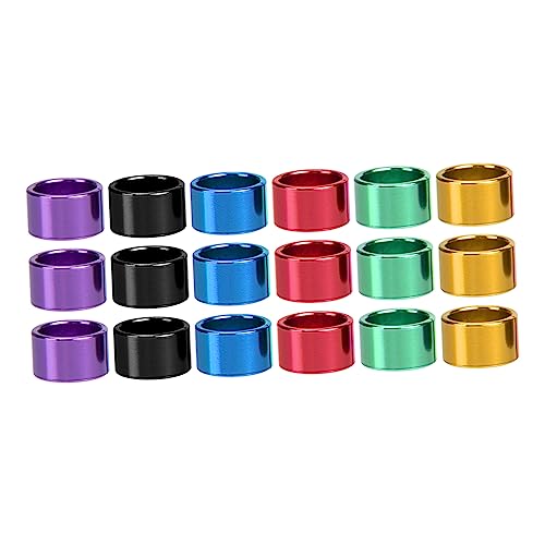GALPADA 18pcs Pigeon Foot Rings Durable Identification Bands for Pigeons Parakeets and Cockatiels Reusable and Easy to Apply Bird Leg Bands for Poultry Identification Random Color