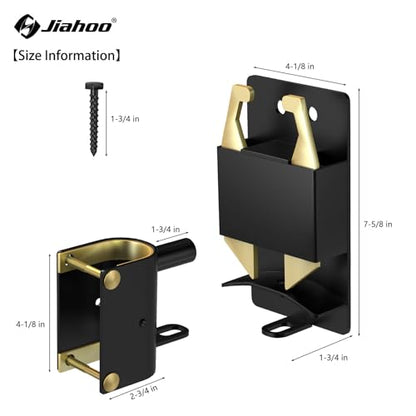 JIAHOO 2 Way Farm Gate Latch, Heavy Duty Gate Latches for Metal Tube Gates, Two-Way Lockable Livestock Gate Latch Hardware for Cattle Gate Horse Corrals, Ranches, Pastures, Pet Cages - style: Farm Gate Latch