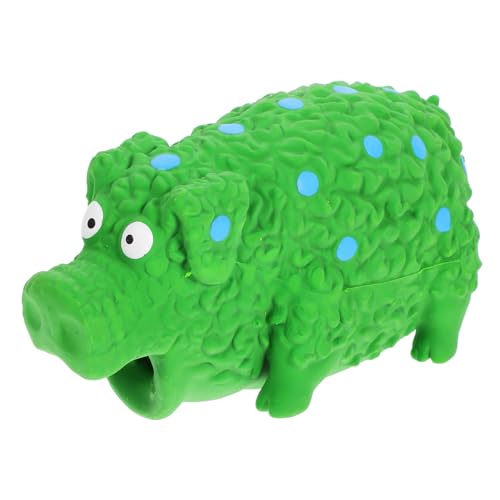 Ipetboom Dog Chewing Toy for Dogs Multi-Purpose Molar Plaything Cartoon Pig Design Easy to Clean Great for Chewing and Training