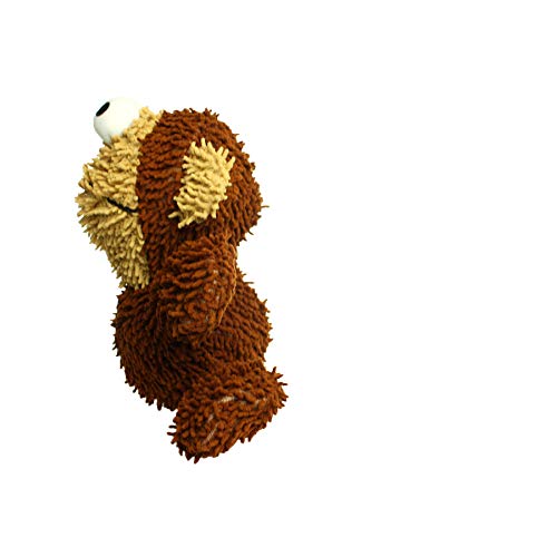 MIGHTY® 2 Pack Microfiber Large Monkey Ultra Durable Plush Dog Toy | Multiple Layers & Reinforced Seams , Washable and Floats , Mighty® Construction - color: 2PK Brown Monkey