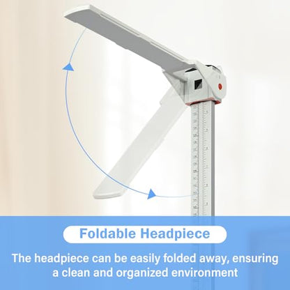 tonchean Height Measurement for Wall, Medical Wall Mount Stadiometer for Kids & Adults Aluminum Height Measurement Tool Accurate Scale Telescopic Height Measuring Rod, 23.6-78.7 in/60-200 cm
