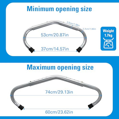 Cattle Anti Kicking Stick,Adjustable Retractable Cow Stop Kick Rod Metal Cow Anti Kick Off Device Tool Veterinary Equipment