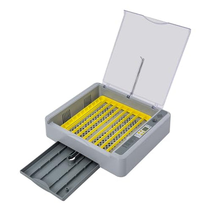 Egg Incubator, 36* Eggs General Purpose Incubator, Capacity Digital Poultry Hatcher Machine, Transparent Drawer Egg Tray Automatic Flipping, Temperature Humidity Control (18 * 16 * 5")