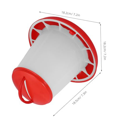 TOYANDONA Chick Waterer and Feeder Automatic Chicken Feeder Large Capacity for Chickens and Geese