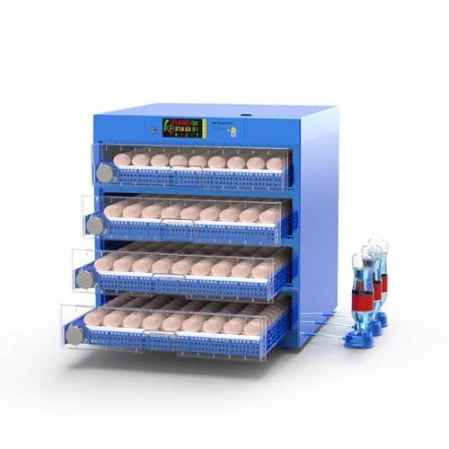 Generic Egg Incubator, LED High-Efficiency Automatic Egg Turning & Temperature Control, Automatic Incubator for Hatching Eggs, for Hatching Chicken Duck Quail Eggs, 256 Eggs, Blue - color: 256 eggs