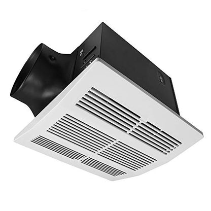 BV Bathroom Exhaust Fan 200CFM - 2.0 Sones, 6" Duct Collar, Rooms Up to 200 Sq. Ft.| Ventilation Fan, Stainless Steel - Ultra-Quiet & HVI 2100 - size: 200 CFM