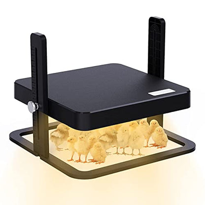 Chick Brooder Heating Plate, Duckling Brooder Heater with Adjustable Height for Chicks and Ducklings, Warms Up to 15 Chicks