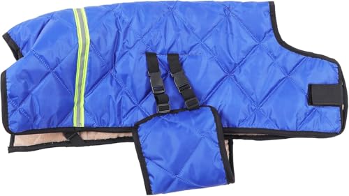 Beavorty Waterproof Calf Vest Warm Coat with Adjustable Buckle Windproof Design for Livestock Winter Apparel Pasture Supplies 42.51X33.46X0.39In