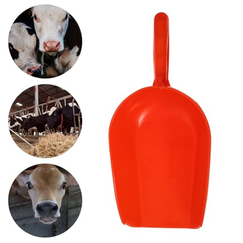 Yardwe Large Grain Scoop Farm Animal Feed Scoop Reusable Plastic Poultry Feeding Tool