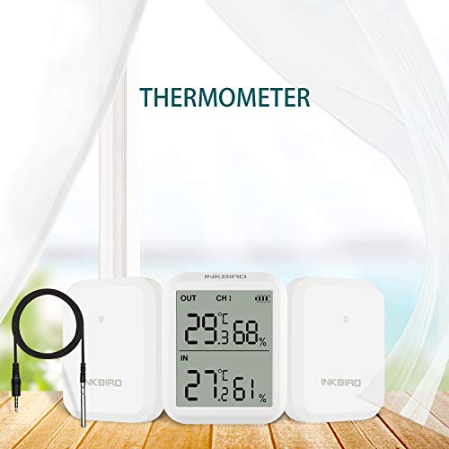 Inkbird ITH-20R Wireless Hygrometer Thermometer Indoor Outdoor Sensor