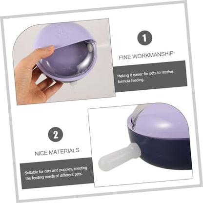 Mipcase Puppy Kitten Feeder Bowl Natural Nursing Design Pet Feeding Bowl for Dogs and Cats Stylish for Newborn Pets