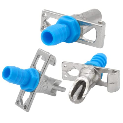 Automatic Rabbit Watering Kit Include 6 Nipple Drinker Feeders, ID 5/16" Hose, Barb Fittings to G1/2" Thread Connector, Watering System Bucket Connector