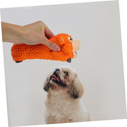 POPETPOP Pet Chewing Toy Interactive Molar Plaything for Dogs and Squeaky Pig Design for Boredom Relief and Training Fun