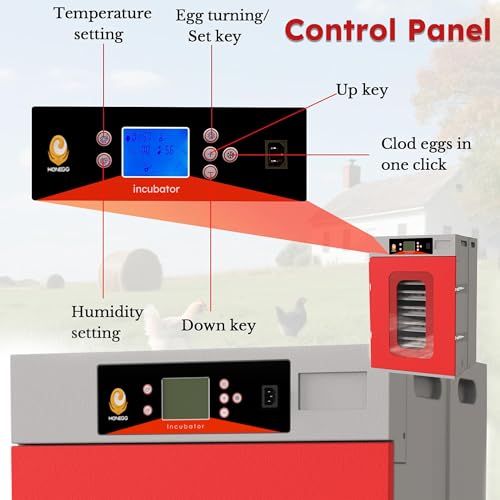 400 Eggs Incubator Cabinet, Automatic Incubator for Hatching Egg, with Automatic Egg Turning and Temperature Humidity Control, Poultry Hatcher for Chicken, Duck, Goose, Quail Eggs - size: 400 Eggs