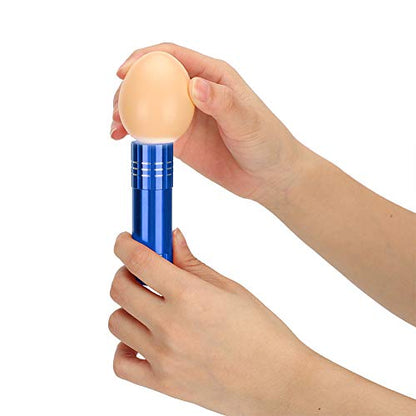 CHICIRIS Egg Candling Lamp, High Intensity Bright Cold Light for Egg Development Observation, with Portable ABS Design, for Chicken Goose Duck Poultry Hatching and School Lab (Blue) - color: Blue