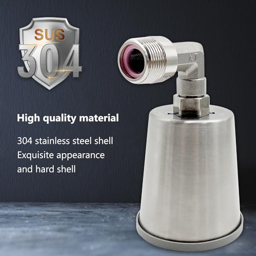 2 PCS 304 Steel Water Float Valve, Water Level Control Water Tank Traditional Float Valve Upgrade (1/2 inch Side Inlet) - color: 1/2 inch Side Inlet