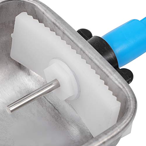 Akozon 5Pcs Stainless Steel Automatic Drinker Nipple Waterer with Small Bowl Tee Connector, Proof Farm Accessory Compatible Standard PVC Tubing - size: #11