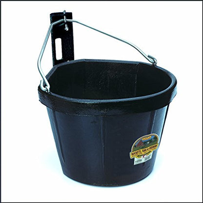 Miller CO Rubber Corner Bucket, 5 Gallon, Black