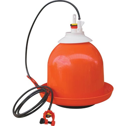 FarmTek Bell-Matic Automatic Poultry Waterer – Gravity Feed Drinker | Automatic Gravity Flow System, Heavy-Duty Construction, Consistent Water Supply, Ideal for Poultry & Game Birds