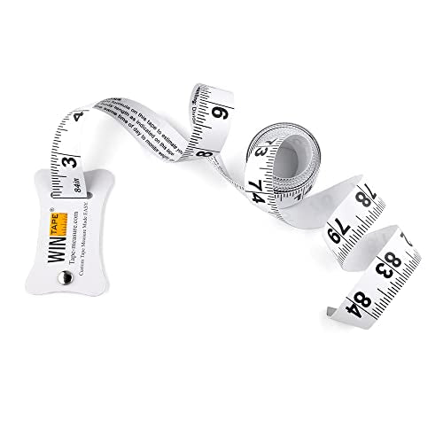 WIN TAPE PVC Horse Weight Tape Measuring for Horse and Pony Height and Weight, 84in Long (White)