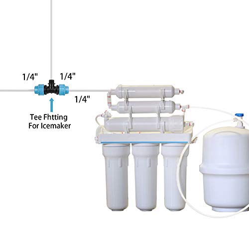 KEILEOHO RO Tubing 1/4 Inch Outside Diameter, 328 Feet Food Grade Pex Tubing, BPA Free, Translucent PE tubing for Reverse Osmosis Systems and Water Filters, Aquariums, Coffee Machine