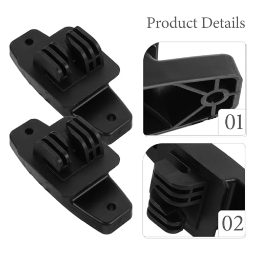 BESTonZON 50pcs Insulator Accessories Outdoor Electric Fence Insulators Replacement Fence Insulators Electric Fence Post Insulators Fence Wire Fasteners Insulators for Wire Farming Black Pp
