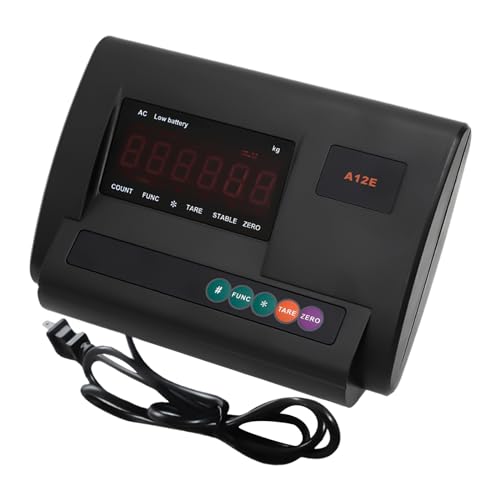 Livestock Scale Kit High Precision Indicator Load Cell Scale Floor Scale Kit with Stainless Steel Junction Box,Weighing Indicator Animal Scale Kit for Cattle, Pig, Sheep