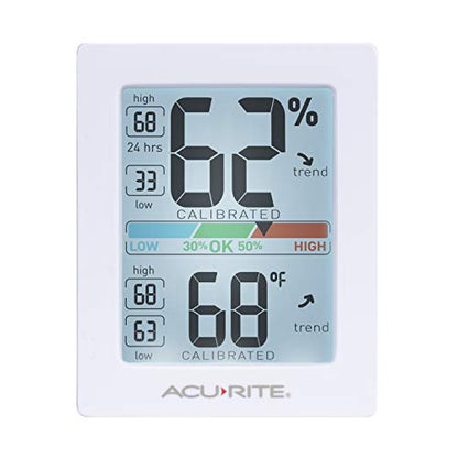 AcuRite Pro Humidity Meter & Thermometer, Hygrometer with Backlight - color: Hygrometer with Backlight