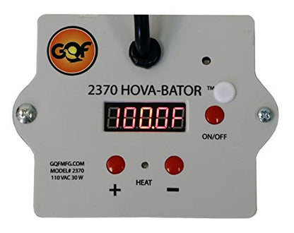 2370 - Electronic Thermostat Hova-Bator Incubator (Optional Egg Turner) (1611 Automatic Egg Turner w/ 6 Universal Egg Racks)